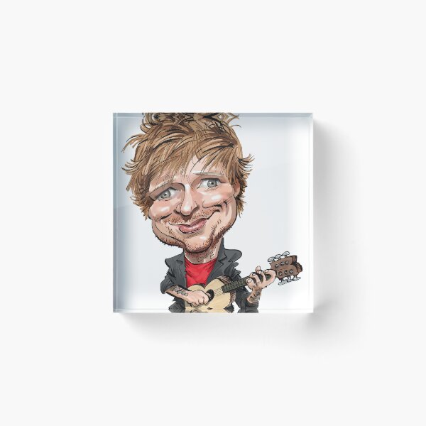 Item preview, Ed Sheeran cartoon designed and sold by IanBakerToons.