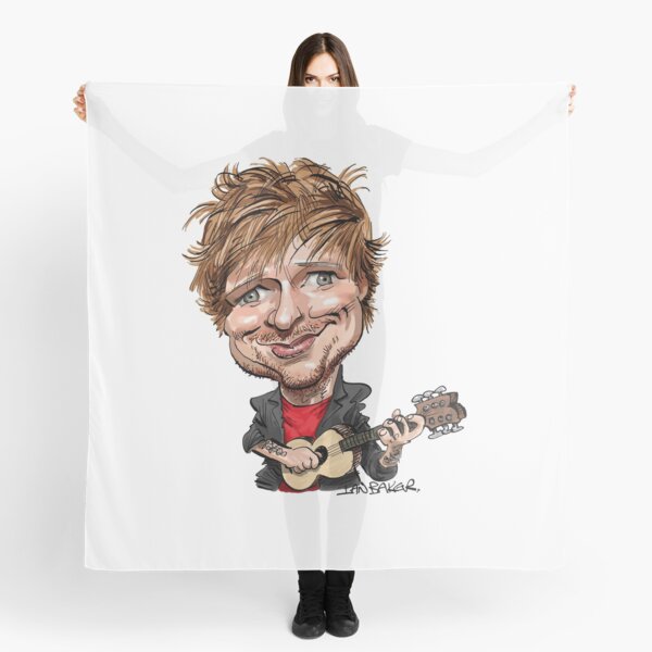Item preview, Ed Sheeran cartoon designed and sold by IanBakerToons.
