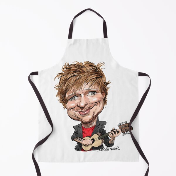 Item preview, Ed Sheeran cartoon designed and sold by IanBakerToons.