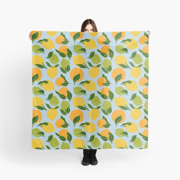 Item preview, Citrus Fruit-Light Blue designed and sold by Sarah Melendez.