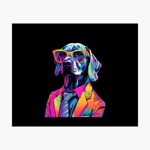 Item preview, Stylish Dog illustration designed and sold by MyOrb.