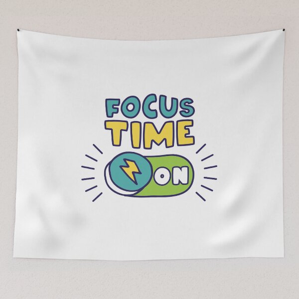 Item preview, Focus Time On designed and sold by bettercolors.