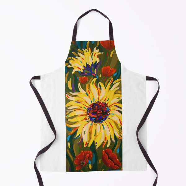 Item preview, Poppies and Sunflowers designed and sold by Megan JL Evans Art.