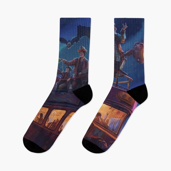 Item preview, A group of people on a bus at night designed and sold by isBotStore.
