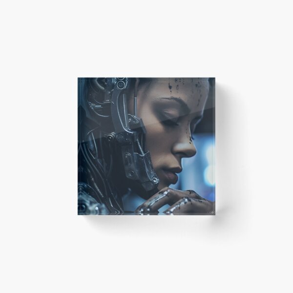 Item preview, Stark Reality: Close-Up of Cybernetic Human designed and sold by cyberartmaker.