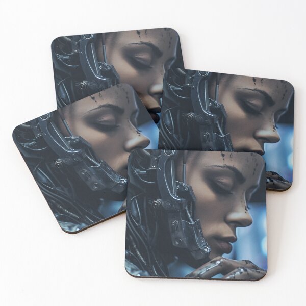 Item preview, Stark Reality: Close-Up of Cybernetic Human designed and sold by cyberartmaker.
