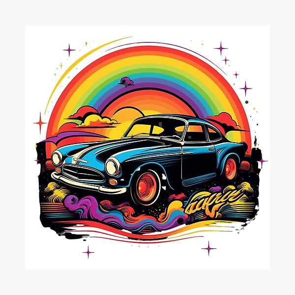 Item preview, Rainbow Sports Classic Car2 designed and sold by THICHA.