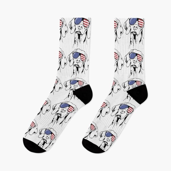 Item preview, Funny Vizsla Hungarian Pointer America Flag Patriotic Dog designed and sold by dogarts.
