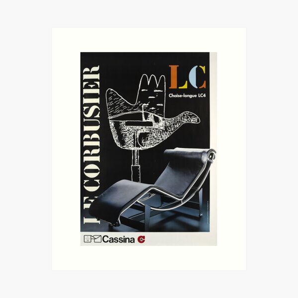 Item preview,  MID CENTURY LE CORBUSIER ADVERTISEMENT VINTAGE POSTER designed and sold by StuckOn-Detroit.