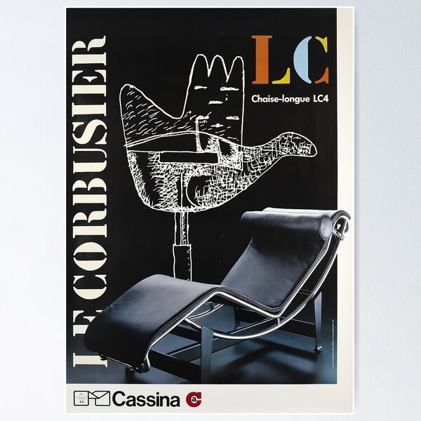 Item preview,  MID CENTURY LE CORBUSIER ADVERTISEMENT VINTAGE POSTER designed and sold by StuckOn-Detroit.