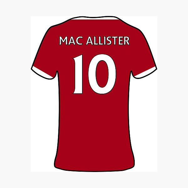 Item preview, Alexis Mac Allister Jersey designed and sold by cbaunoch.