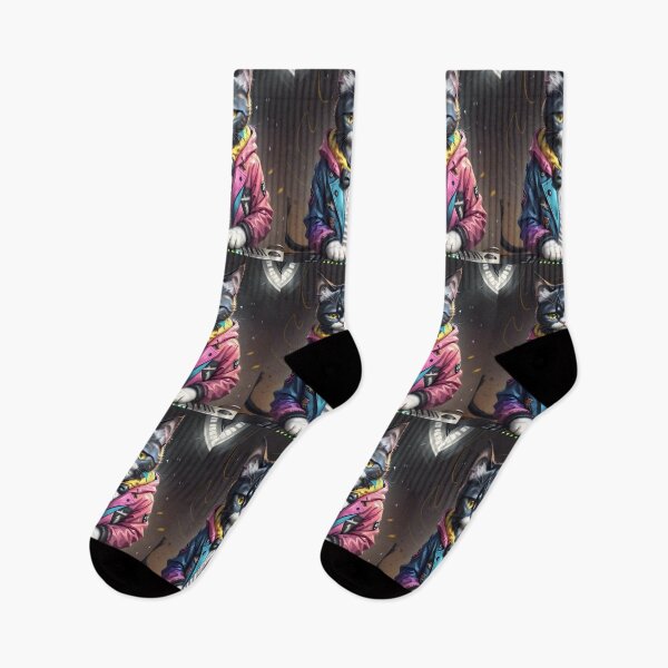 Item preview, DJ Cat - Modern Digital Art designed and sold by Ai-michiart.