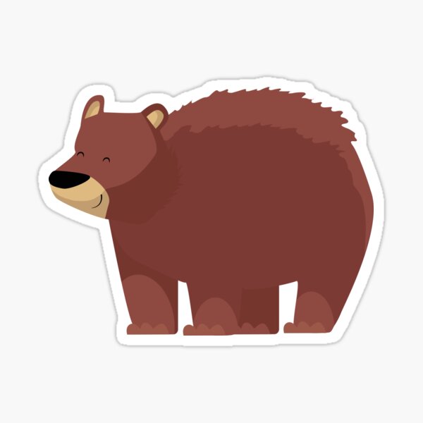 Artikelvorschau, Braunbär-Illustration entworfen und verkauft von Artgaus1.