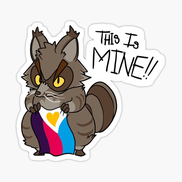 Item preview, Pride Trash Panda - Polyamorous designed and sold by Will Holt.