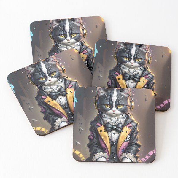 Item preview, DJ Cat - Modern Digital Art designed and sold by Ai-michiart.