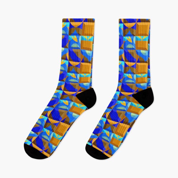 Item preview, *Great Blue Summer Energy - Geometric Romantic Blue Architecture Bauhaus Style* designed and sold by Ralek.