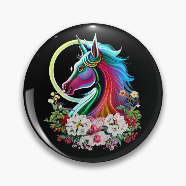 Item preview, Summer flowers and unicorns designed and sold by Tee-Craftify.