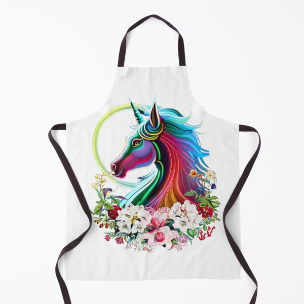 Item preview, Summer flowers and unicorns designed and sold by Tee-Craftify.