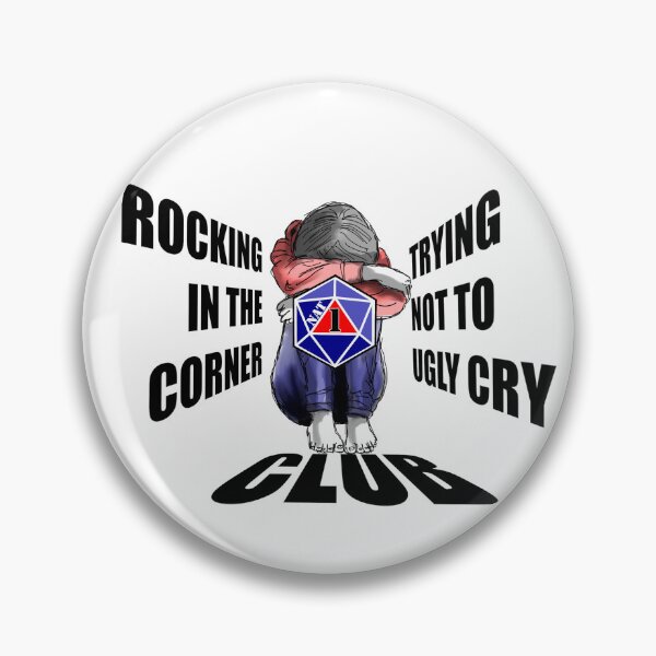 Item preview, Rocking in the Corner Trying Not to Ugly Cry Club designed and sold by Nat1Publishing.