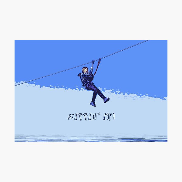 Item preview, Zippin' It! - Zipline Rider designed and sold by NaturePrints.