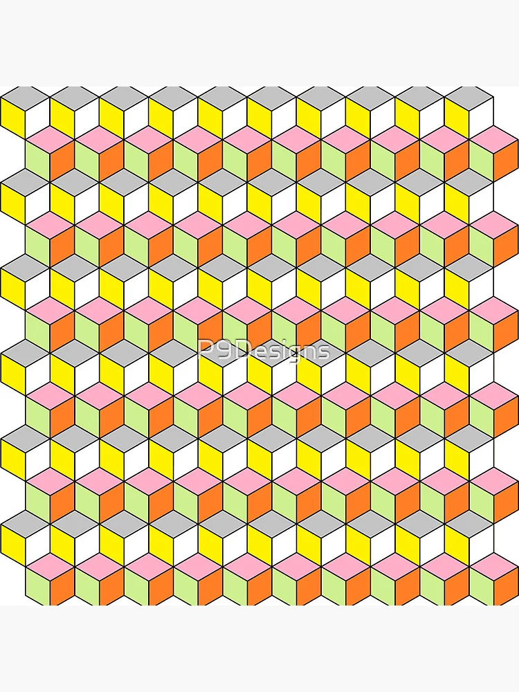 Thumbnail 5 of 5, Coasters (Set of 4), Modern Geometric pattern designed and sold by P9Designs.
