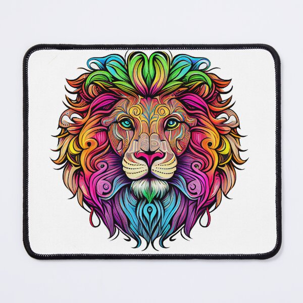 Item preview, Rainbow Lion head designed and sold by Markus121.