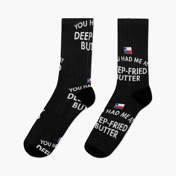 Item preview, You Had Me At Deep-Fried Butter Distressed Texas designed and sold by twHistory.