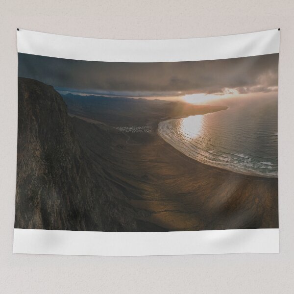 Item preview, Famara Cliffs Sunset (Risco de Famara Surf Atardecer) designed and sold by SmileMoreAgain.
