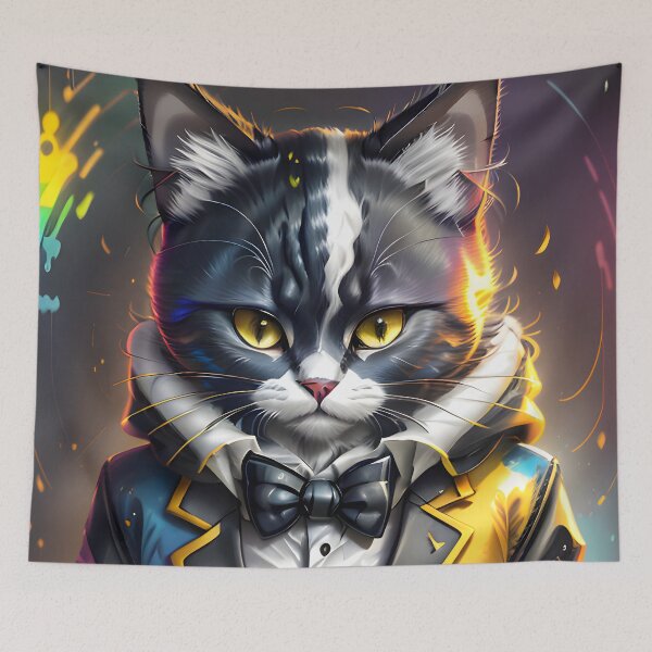 Item preview, DJ Cat - Modern Digital Art designed and sold by Ai-michiart.