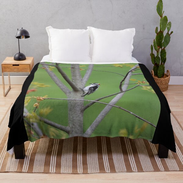 Item preview, Downy Woodpecker in Springtime designed and sold by LisaNaturePhoto.