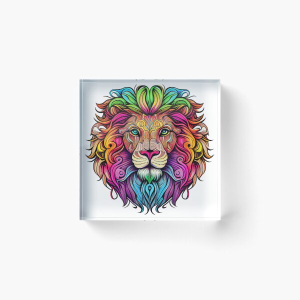 Item preview, Rainbow Lion head designed and sold by Markus121.