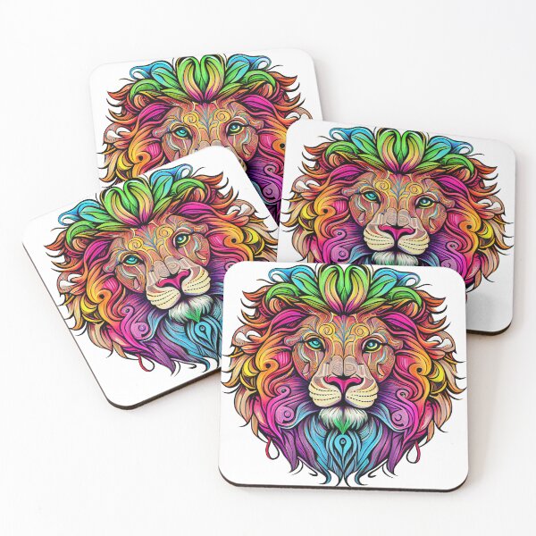 Item preview, Rainbow Lion head designed and sold by Markus121.