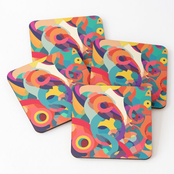 Item preview, Vibrant Colorful Abstractions designed and sold by printyai.