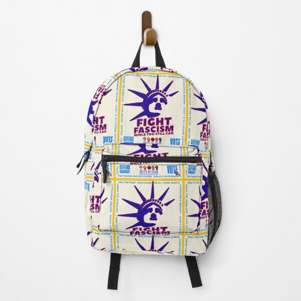 Item preview, PMD00956 Progressive Movement Designs patriotic American Statue of Liberty Fight Fascism design shows you support democracy and progressive goals for Progressives Democrats Independents Liberals designed and sold by ProgressiveLeft.
