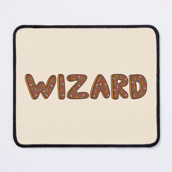 Item preview, Wizard Word Shaped Like Chocolate Donuts designed and sold by ITCHAWAWAA.