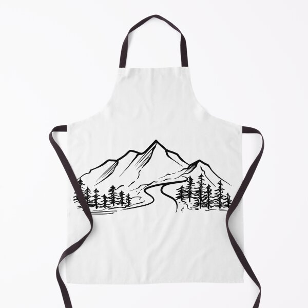 Item preview, Mountain Trees designed and sold by CuteTattoo.