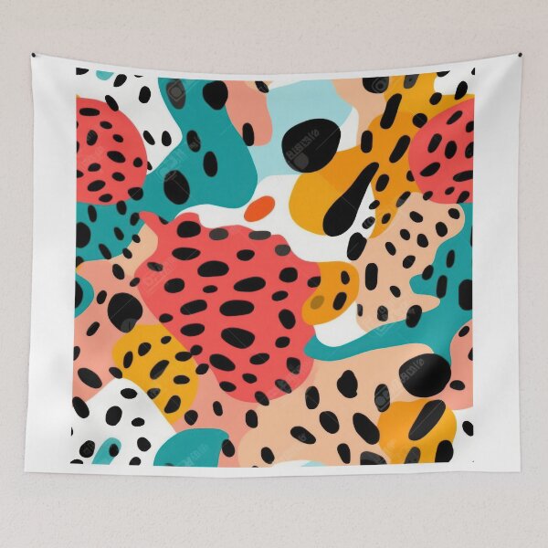 Item preview, Wildly Vibrant - Colorful Animal Print Artwork designed and sold by printmeartfully.