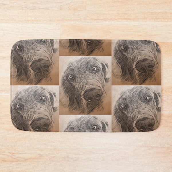Item preview, Cross eyed Great Dane - Fusain style designed and sold by HeckaDoodleDo.