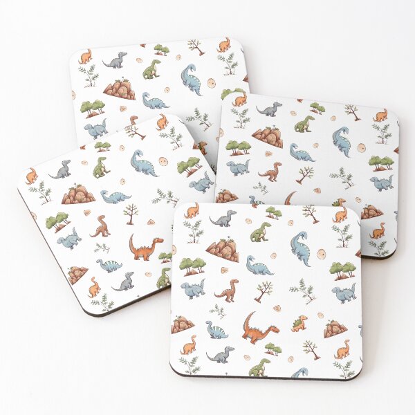Item preview, cute dinos seamless pattern 2 designed and sold by thesighshop.