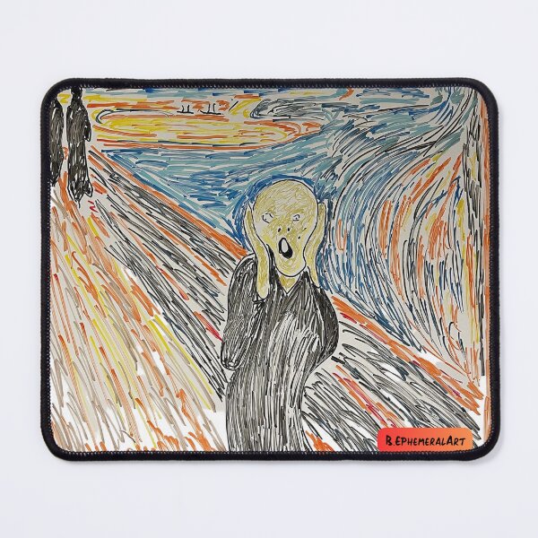 Item preview, The Scream Edvard Munch Identification designed and sold by B-EphemeralArt.