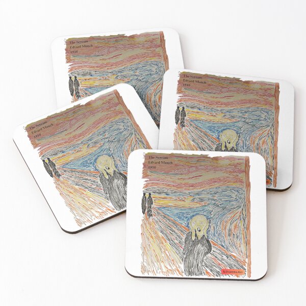 Item preview, The Scream Edvard Munch Identification designed and sold by B-EphemeralArt.