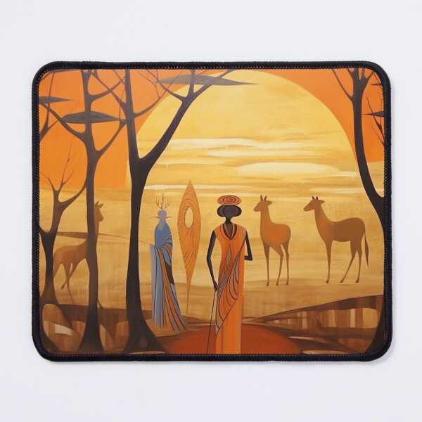 Item preview, A painting inspired by African art designed and sold by StudioRedKoala.