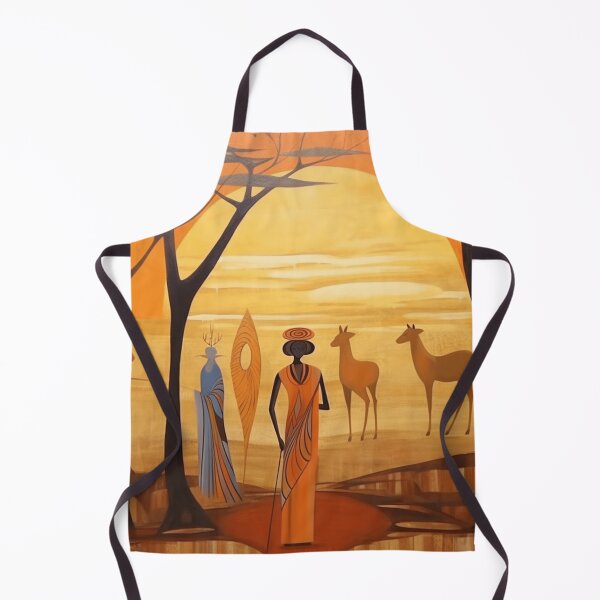 Item preview, A painting inspired by African art designed and sold by StudioRedKoala.