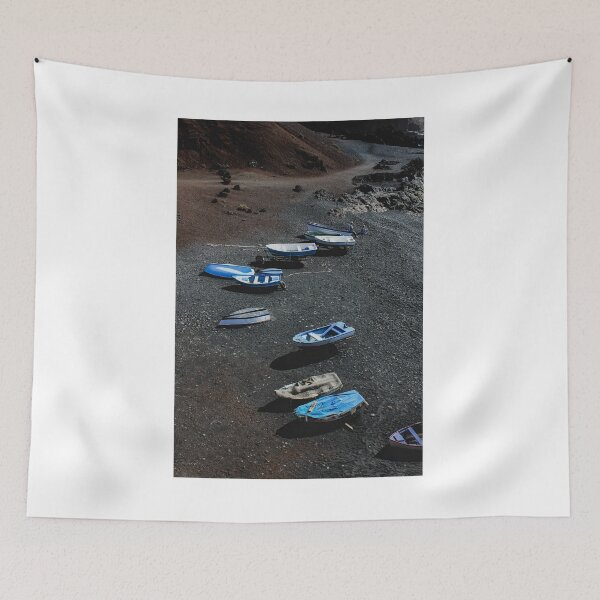 Item preview, Lanzarote El Golfo Small Fishing Boats (Canary Islands) designed and sold by SmileMoreAgain.