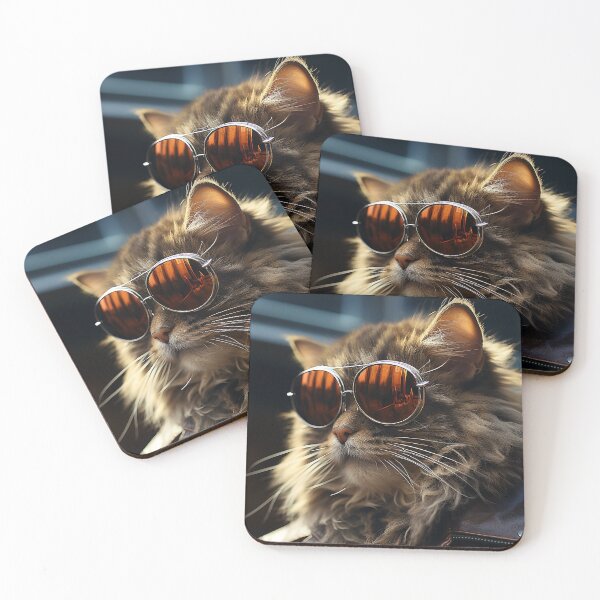 Item preview, Cute Cool Cat designed and sold by Yerlagrillsy.