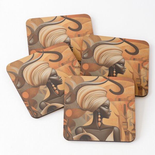 Item preview, A painting inspired by African art designed and sold by StudioRedKoala.