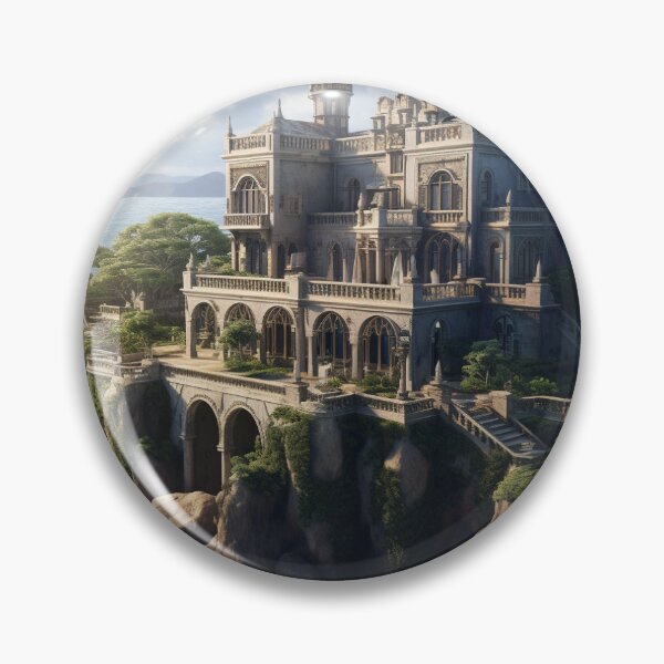 Item preview, Mansion Overlooking Ocean Art  designed and sold by dandljason.