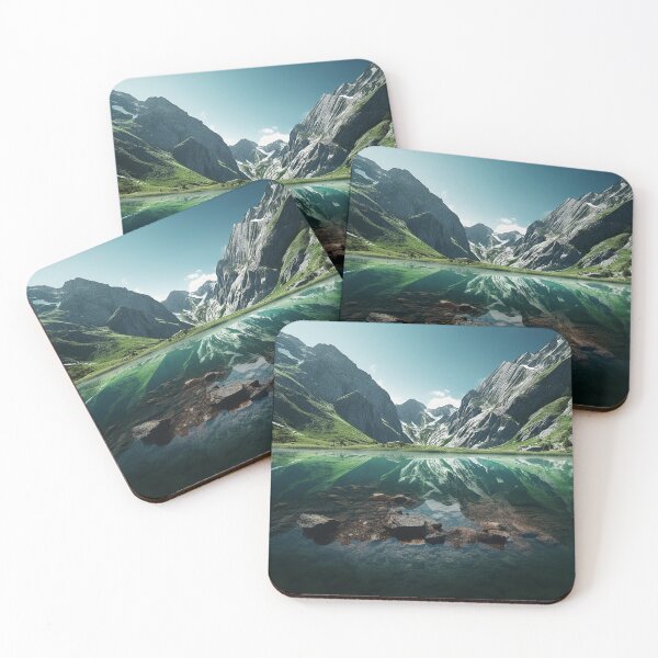 Item preview, Mountain lake with a sinking whole in the middle designed and sold by Yerlagrillsy.