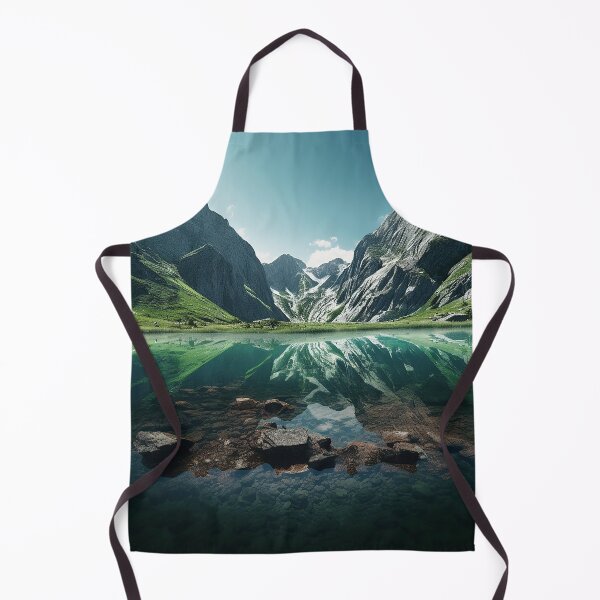 Item preview, Mountain lake with a sinking whole in the middle designed and sold by Yerlagrillsy.