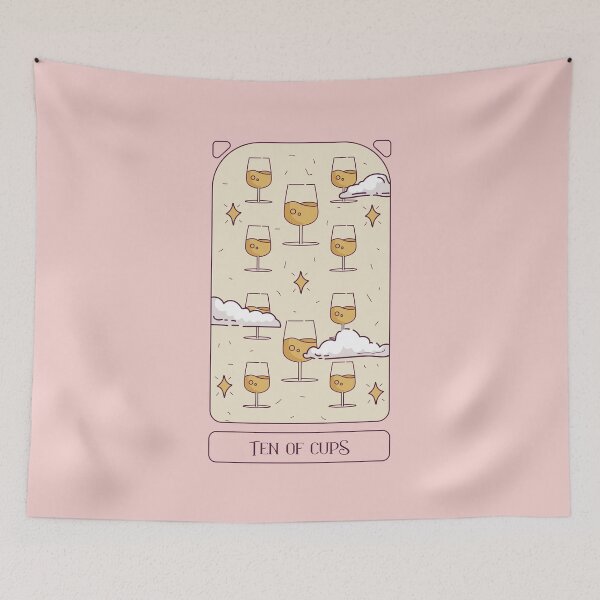 Item preview, Ten Of Cups Tarot Boho Style designed and sold by yphien.